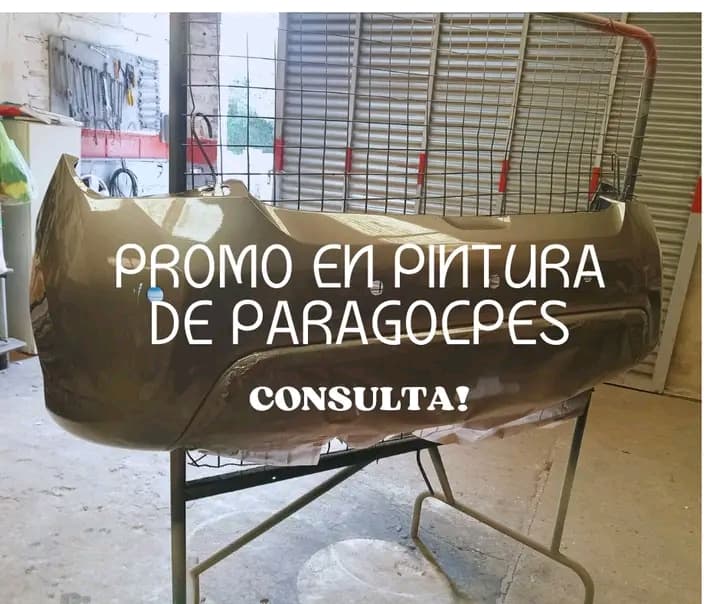Reparación y pintura de paragolpe 