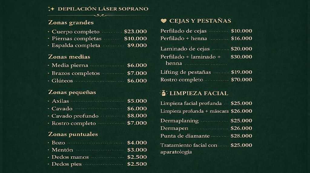 Servicios para reinas 👑