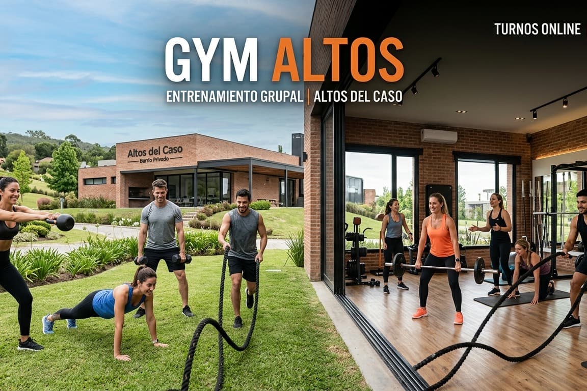 Clases grupales de entrenamiento