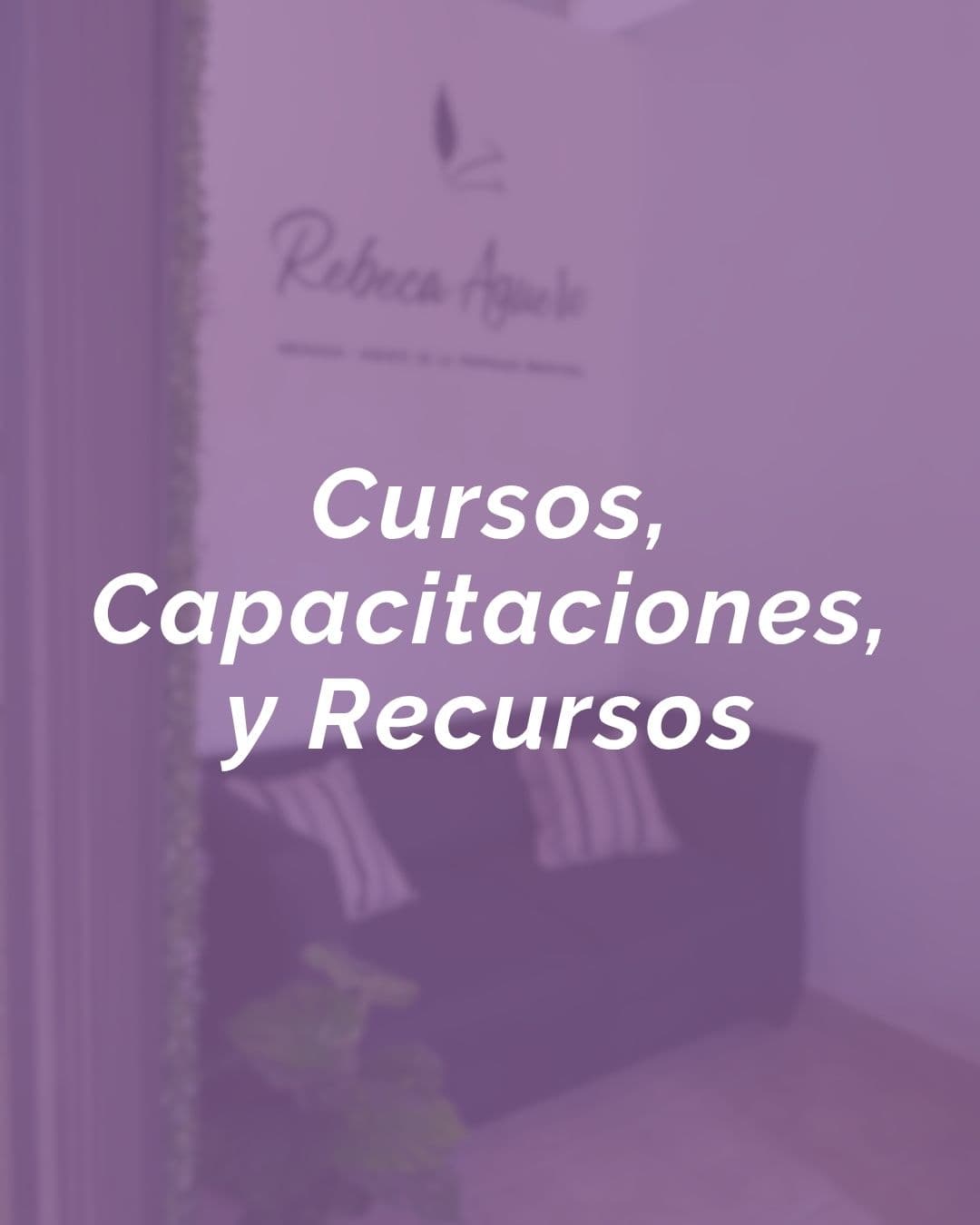CURSOS, CAPACITACIONES Y RECURSOS