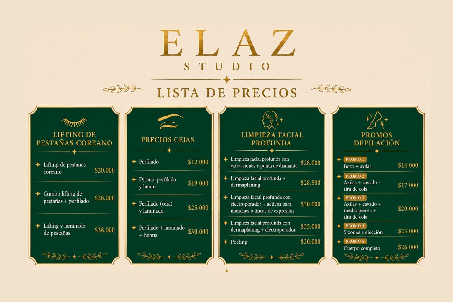 Servicios para reinas 👑