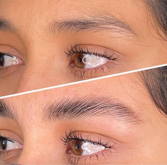 Laminado y perfilado de cejas