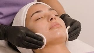 Higiene facial para eventos