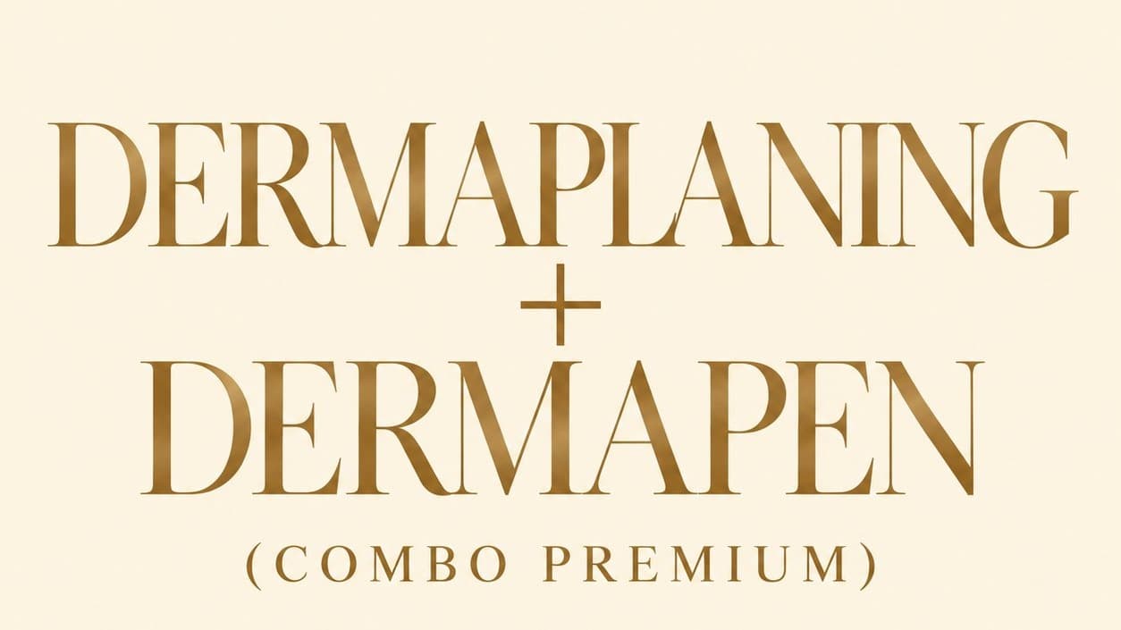 Combo premium (dermapen + dermaplaning)
