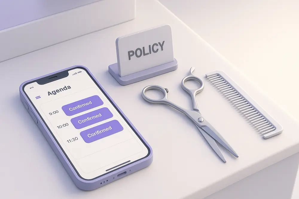 Plantillas de políticas de cancelación para belleza y barberías